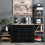 DORINDA Modern Industrial Metal Sideboard Buffet