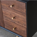 ELSIE Acacia Solid Wood Sideboard Cabinet