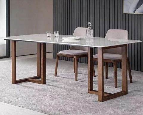 NOVAC Modern Marble Dining Table