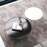 NOVELLE Round Marble Nesting Coffee Tables