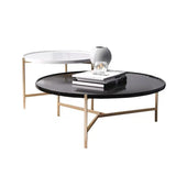 NOVELLE Round Marble Nesting Coffee Tables