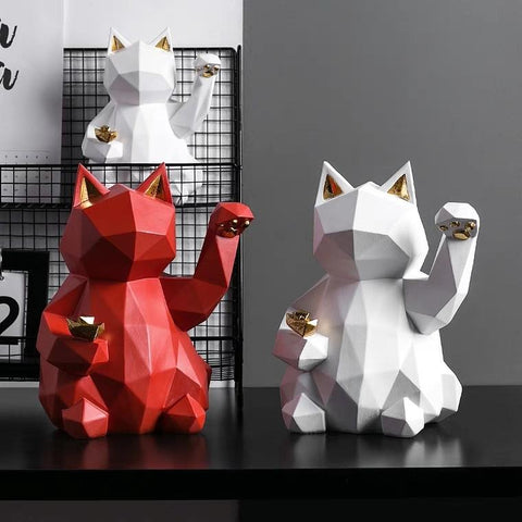 PERCY Modern Fortune Cat Ornament