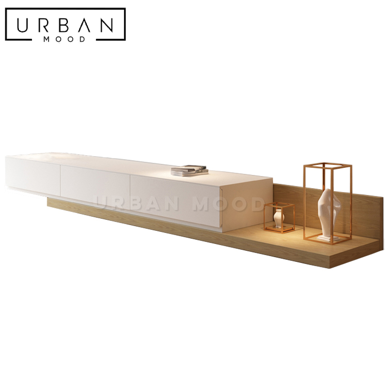 SOLSTICE Japanese Extendable TV Console – RoomyRoom.com - Contemporary ...